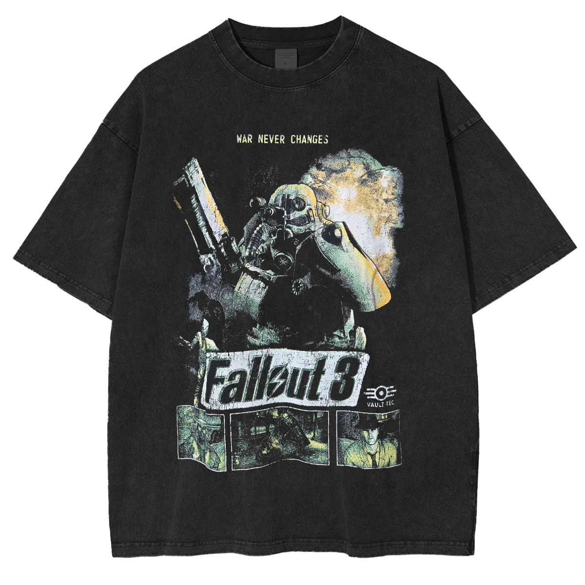 Fallout 3 Double Retro Washed T-Shirt