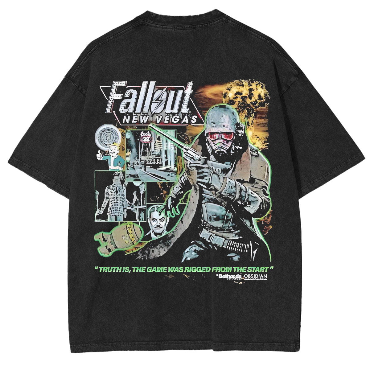 Fallout 3 Double Retro Washed T-Shirt