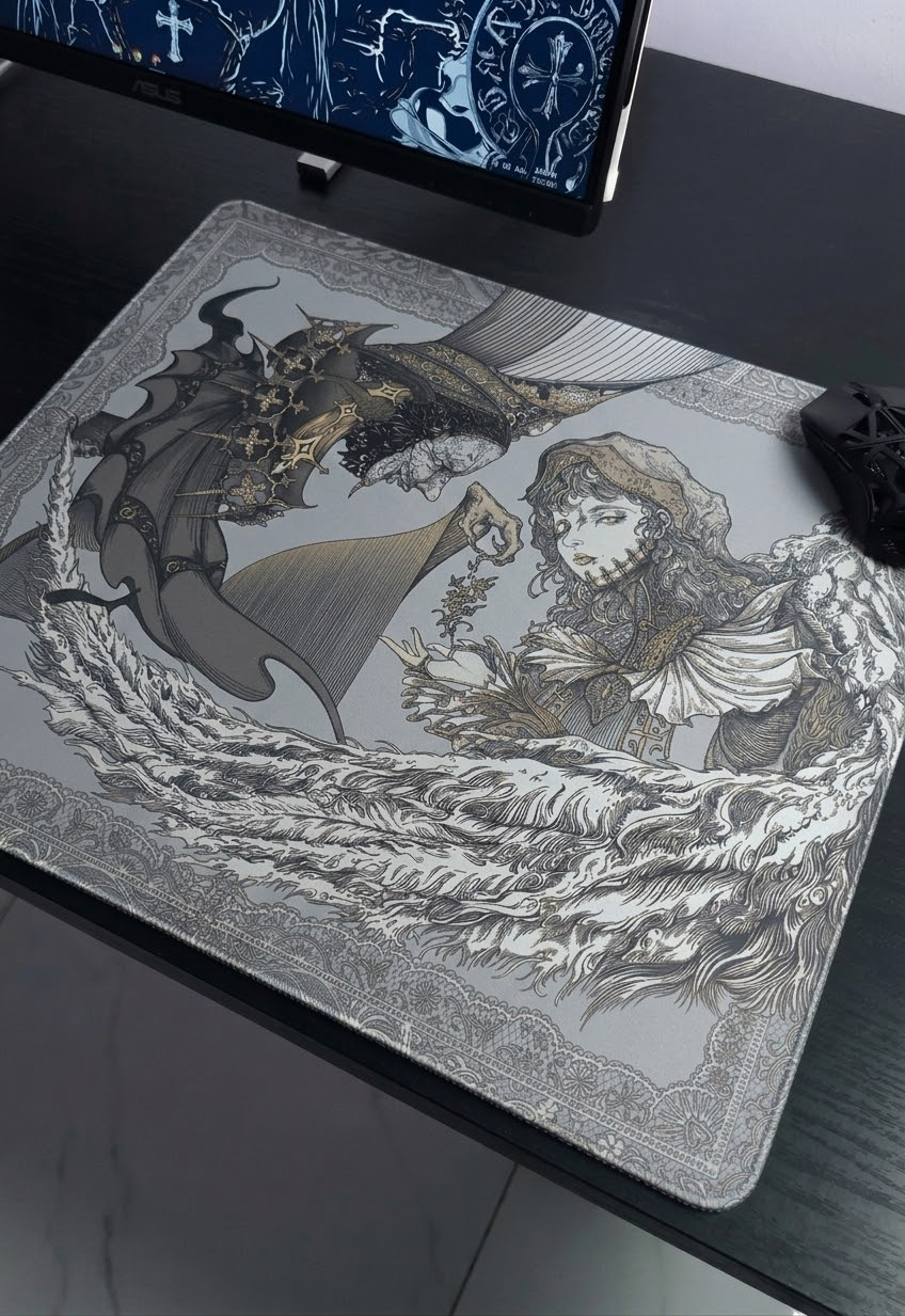Feng Feather Mousepad