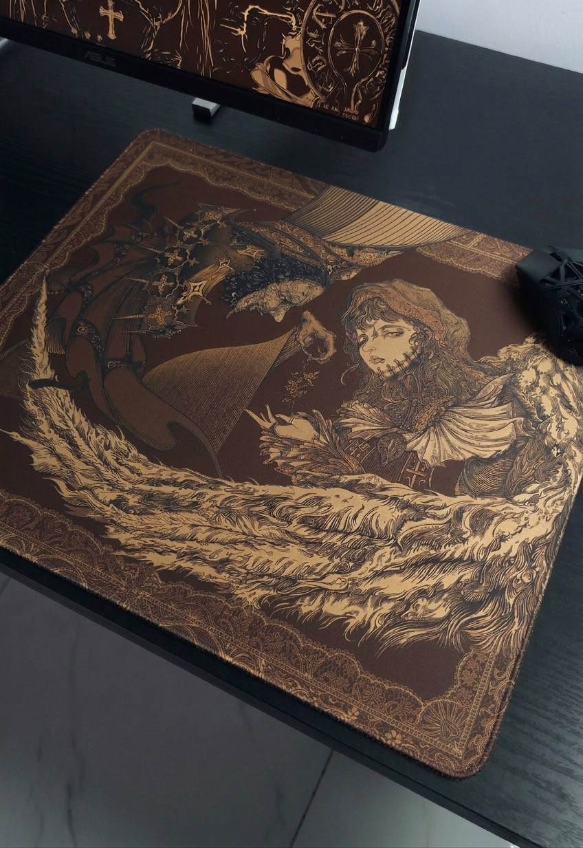 Feng Feather Mousepad