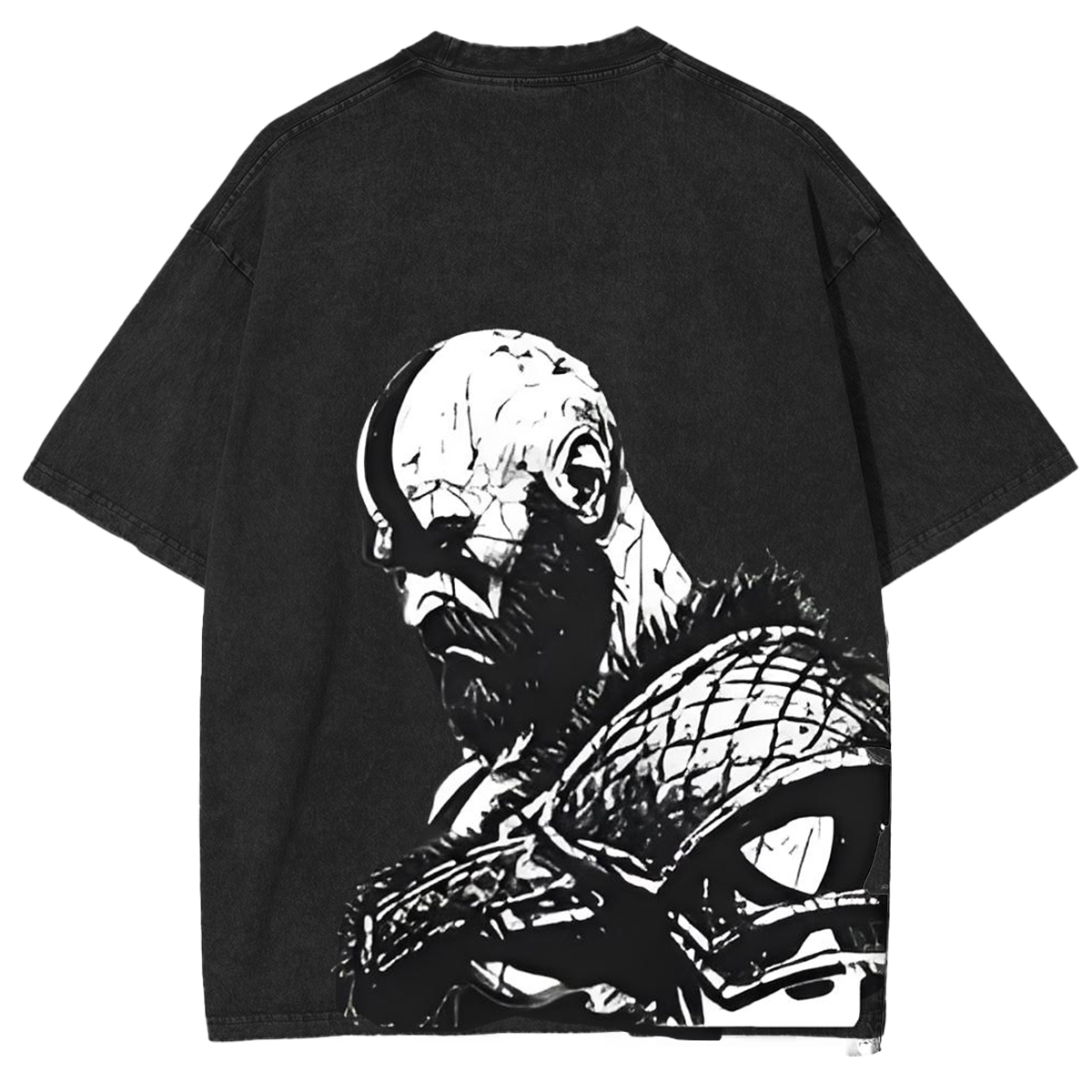God Of War:Remera Kratos Gow Vintage Washed Unisex T-Shirt
