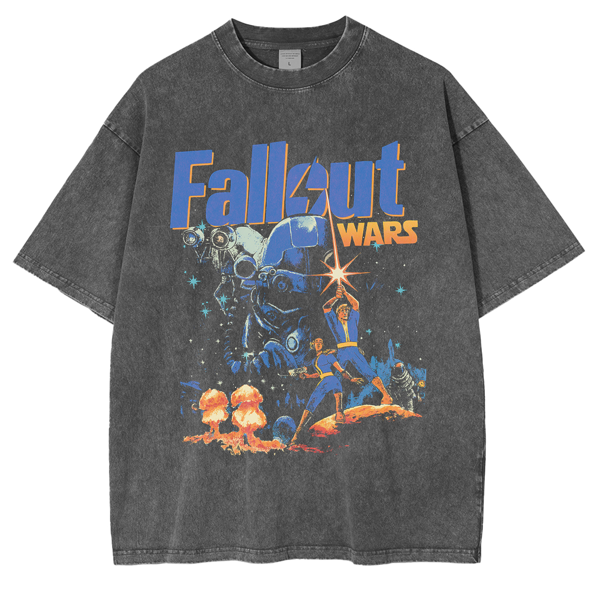 Not here to impress the world only God. Vintage Unisex Washed T-Shirt