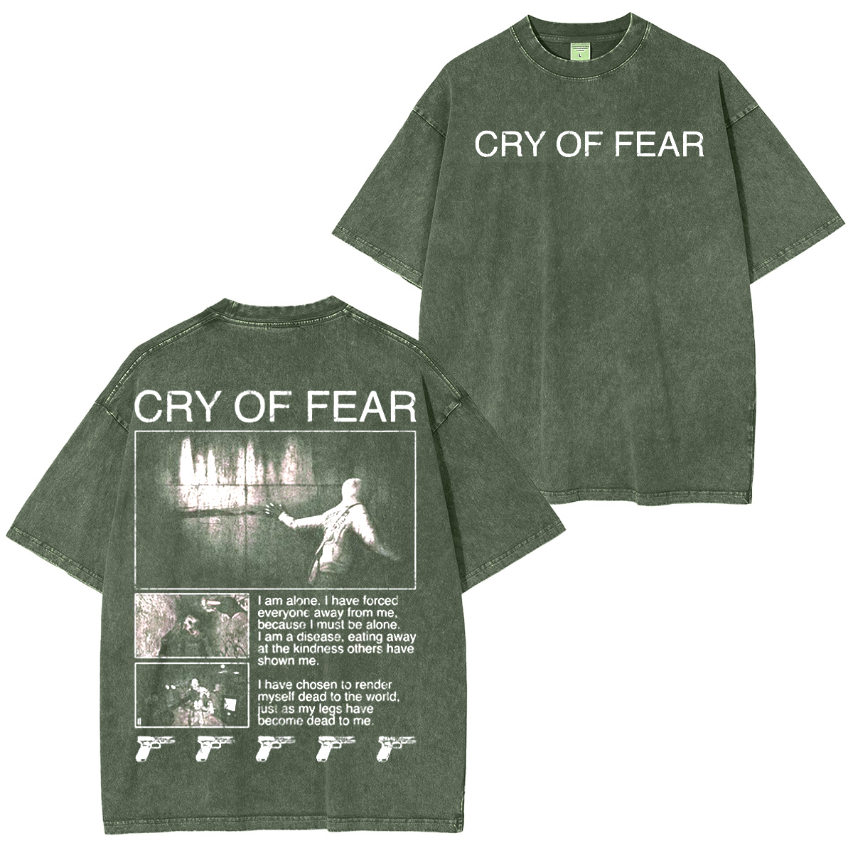 RY OF FEAR Vintage Unisex Washed T-Shirt
