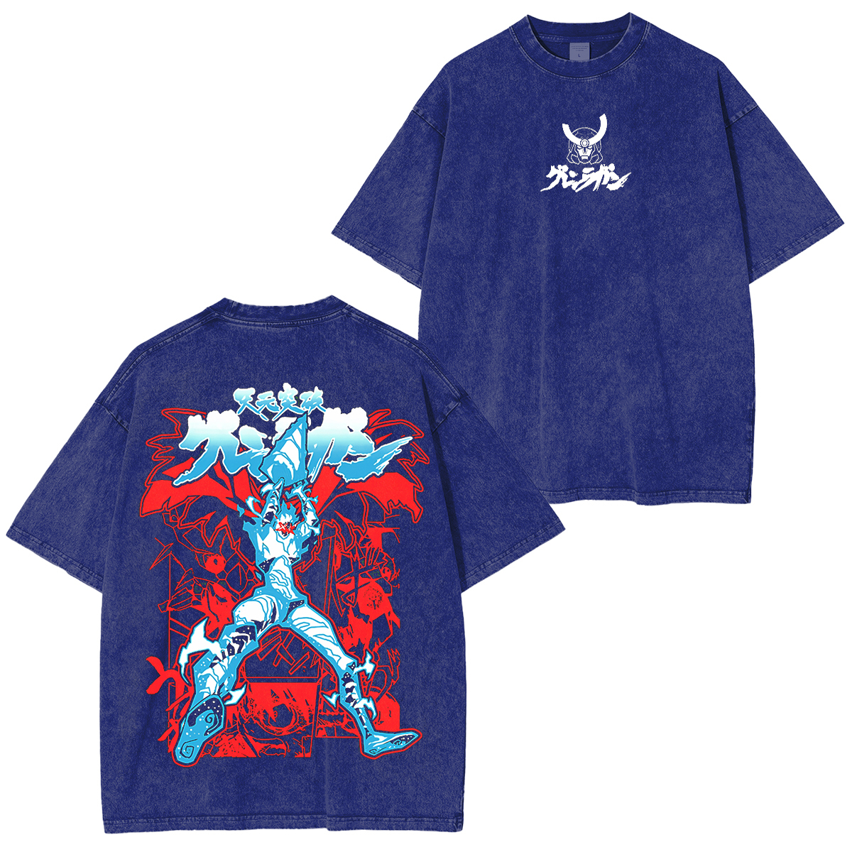 Edition Gurren Lagann "Spiral Soul Protocol" Vintage Unisex Washed T-Shirt