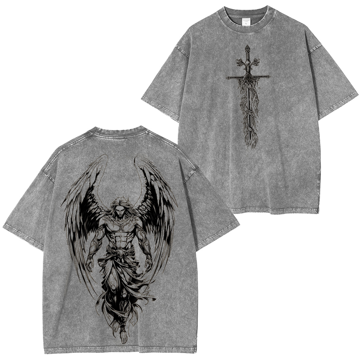 Archangelmichael Jesus War Vintage Washed Unisex T-Shirt