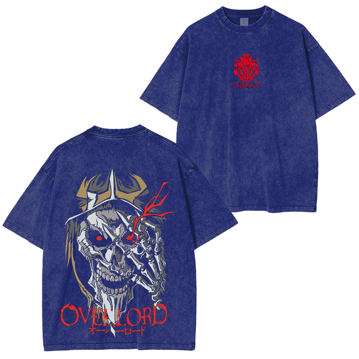 OVERLORD Albedo X Ainz Washed T-shirt/Crewneck/Hoodie