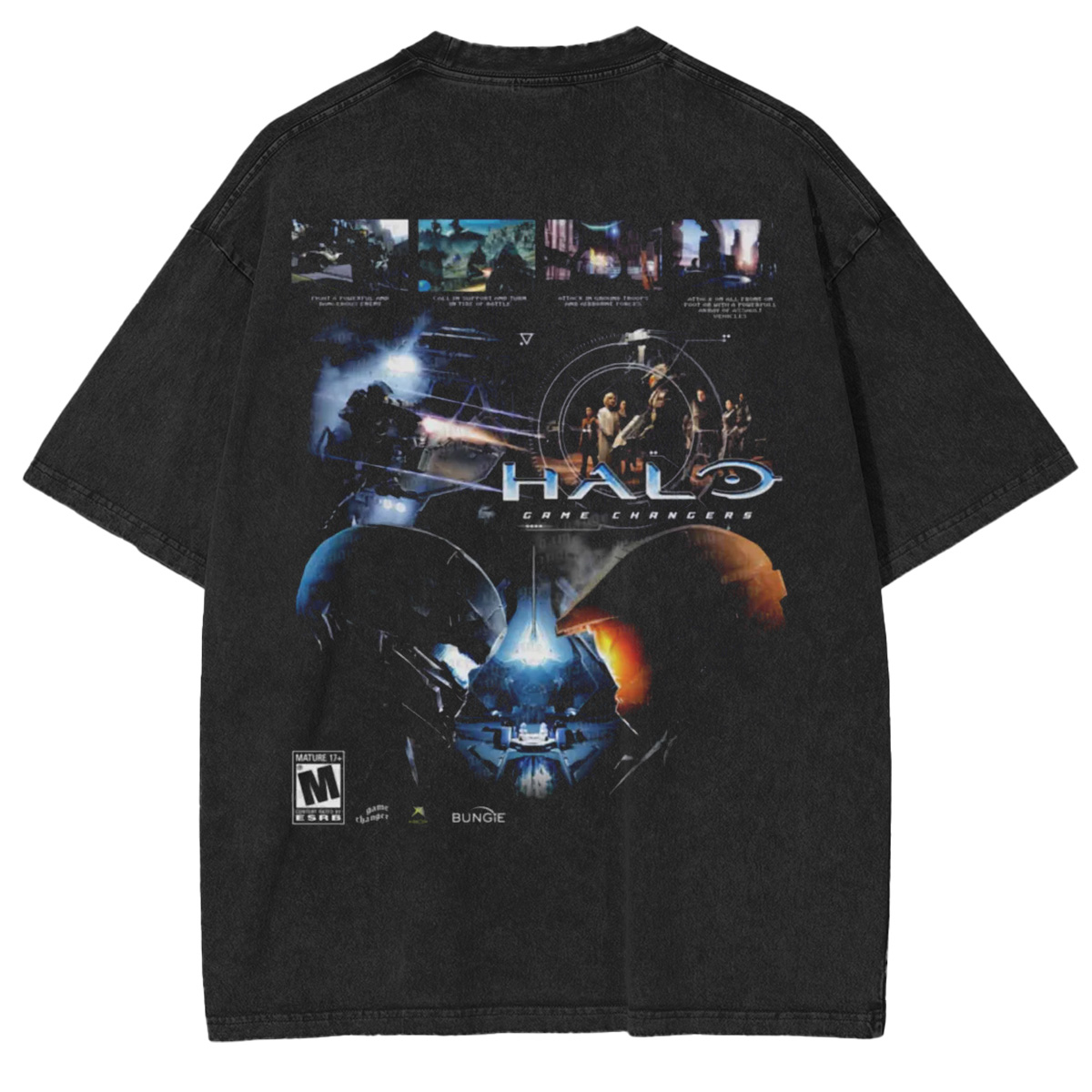 Hallo New Vegas Double Retro Washed T-Shirt