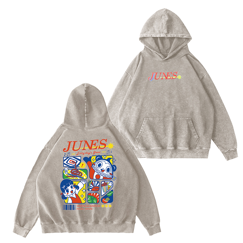 Persona 4 Junes Unisex Washed Hoodie