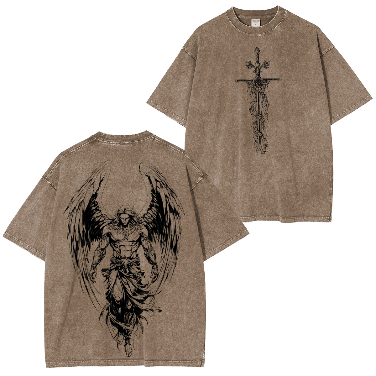 Archangelmichael Jesus War Vintage Washed Unisex T-Shirt