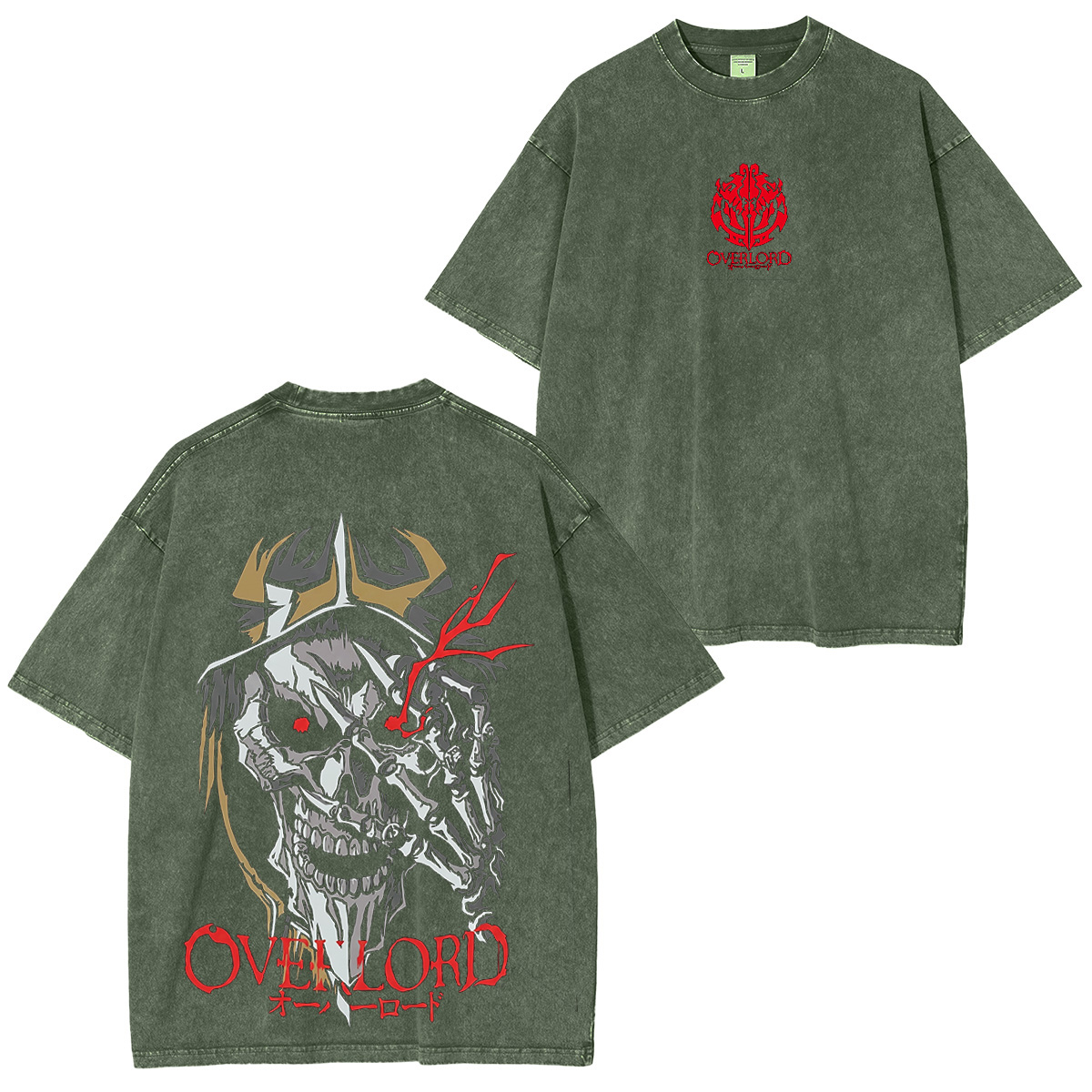OVERLORD Albedo X Ainz Washed T-shirt/Crewneck/Hoodie