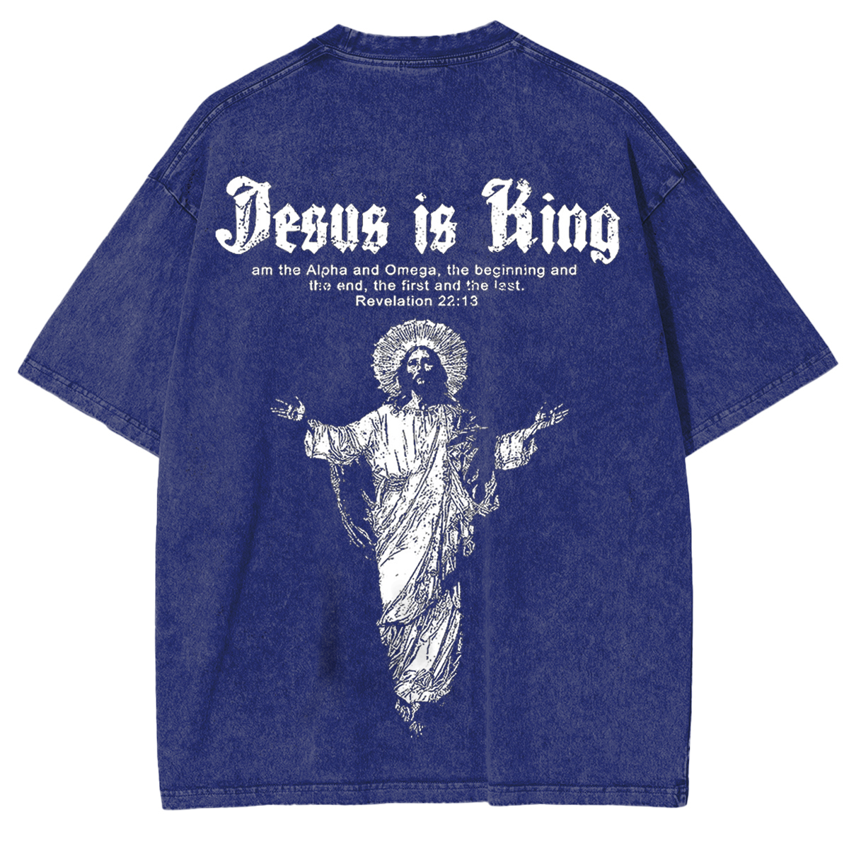 Jesus Is King Vintage Game Washed Unisex T-Shirt