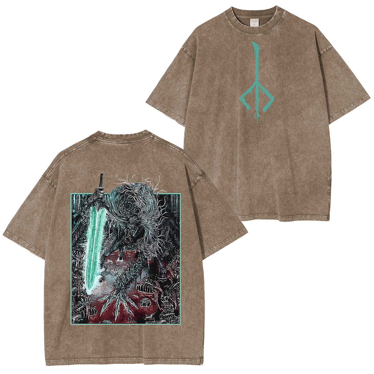 Bloodborne Ludwig The Accursed Holy Blade Grim Unisex Washed T-Shirt