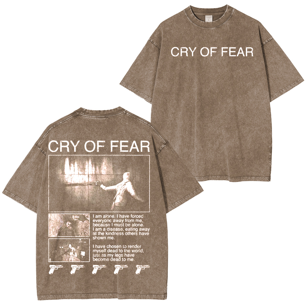 RY OF FEAR Vintage Unisex Washed T-Shirt