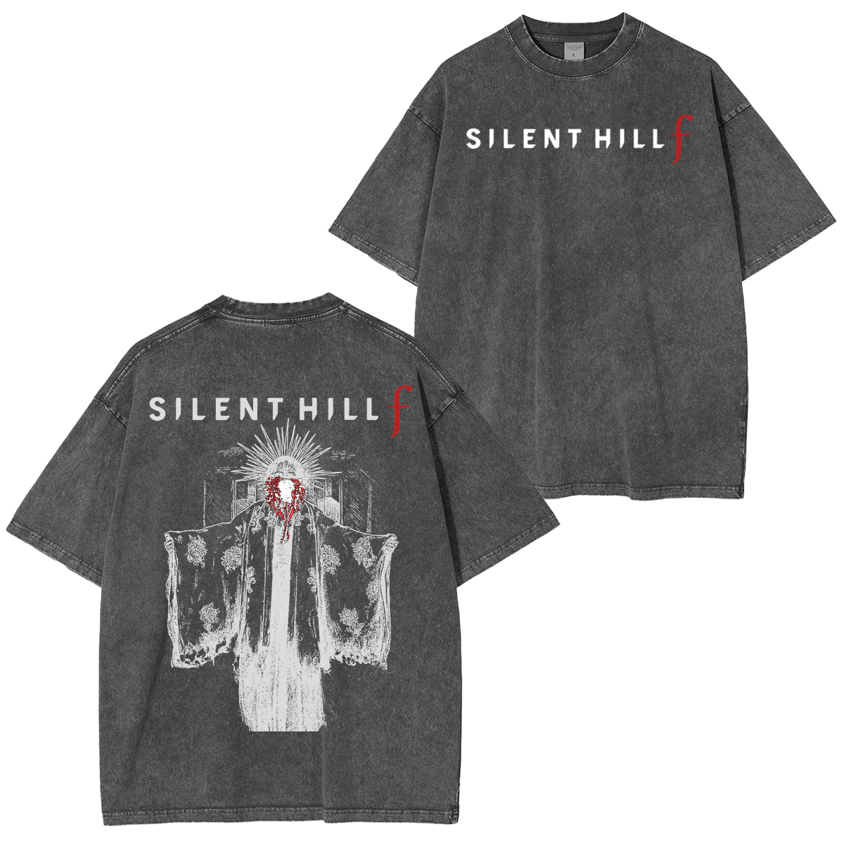 Silent Hill f Vintage Unisex Washed T-Shirt