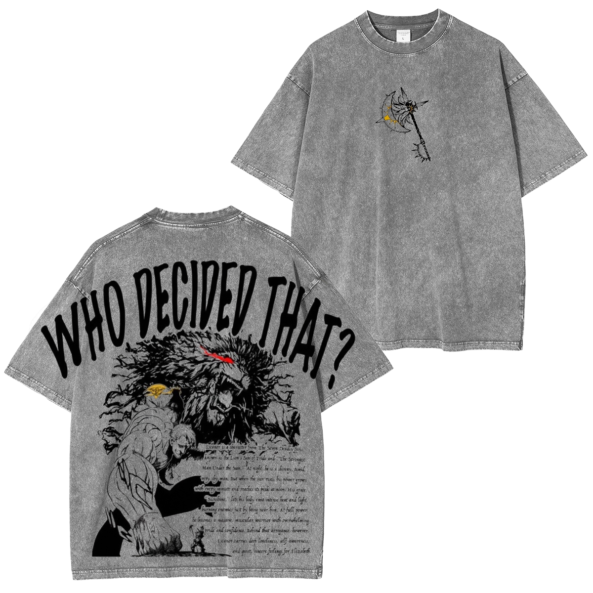 My Hero Academia Vintage washed T-shirt/Crewneck/Hoodie