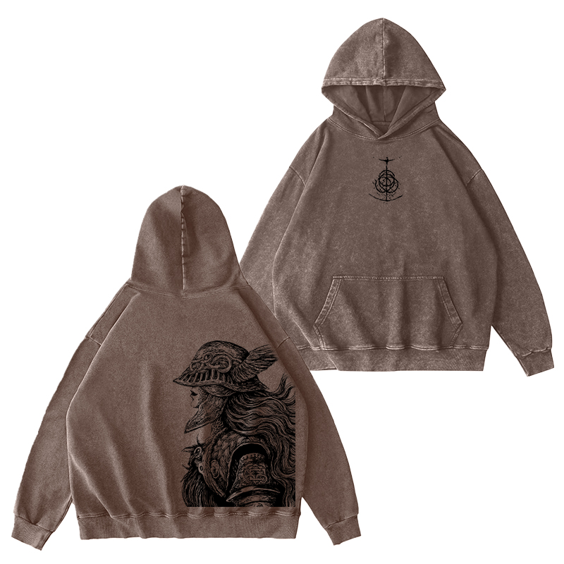 Malenia, blade of miquella Unisex Washed Hoodie
