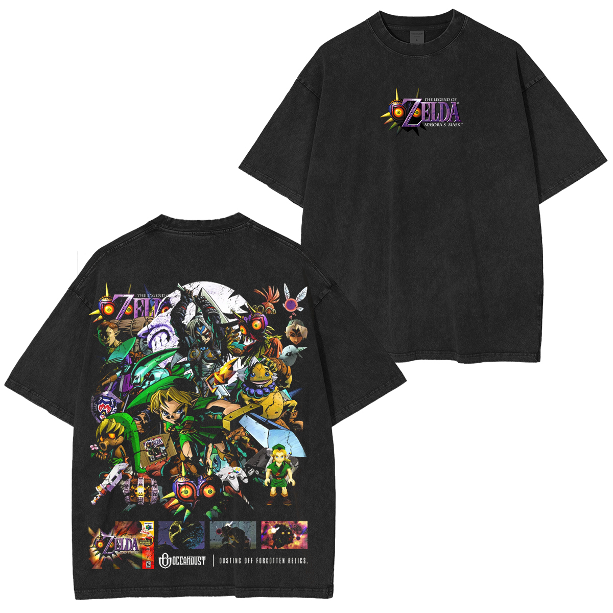 Zelda Majora's Mask Unisex Washed T-shirt/Crewneck/Hoodie