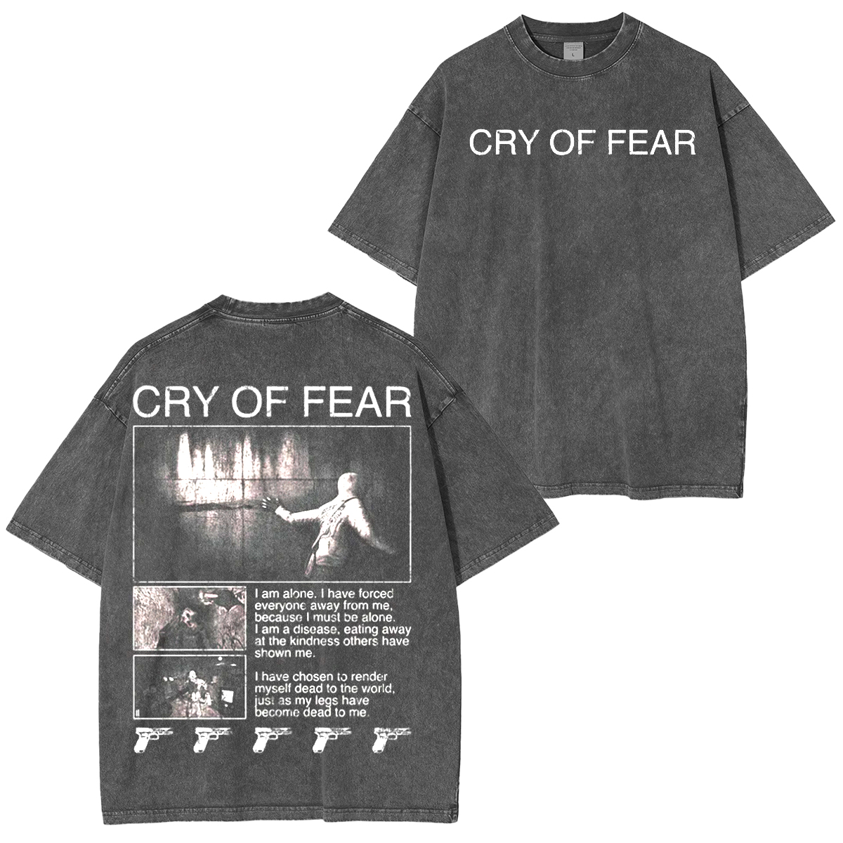 RY OF FEAR Vintage Unisex Washed T-Shirt
