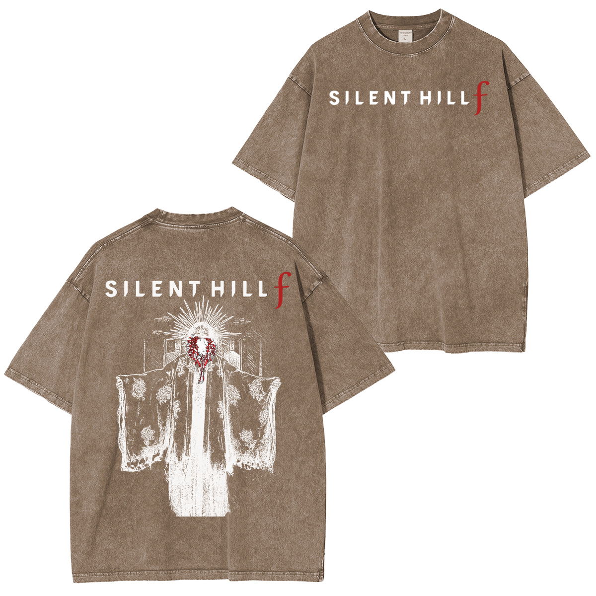 Silent Hill f Vintage Unisex Washed T-Shirt