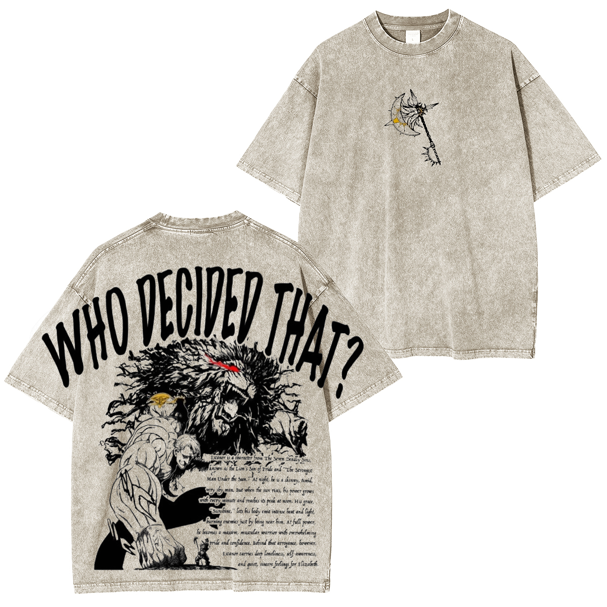My Hero Academia Vintage washed T-shirt/Crewneck/Hoodie