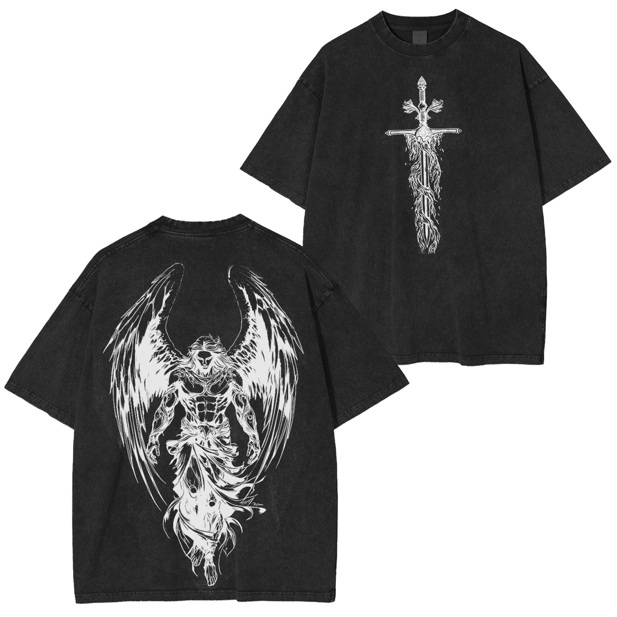 Archangelmichael Jesus War Vintage Washed Unisex T-Shirt