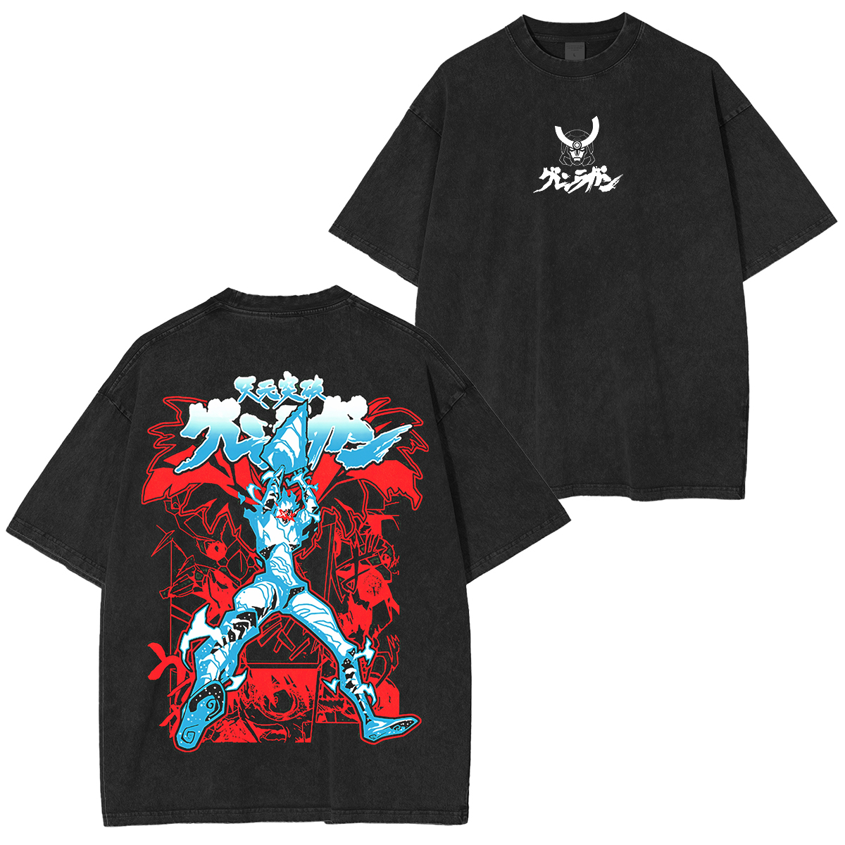 Edition Gurren Lagann "Spiral Soul Protocol" Vintage Unisex Washed T-Shirt