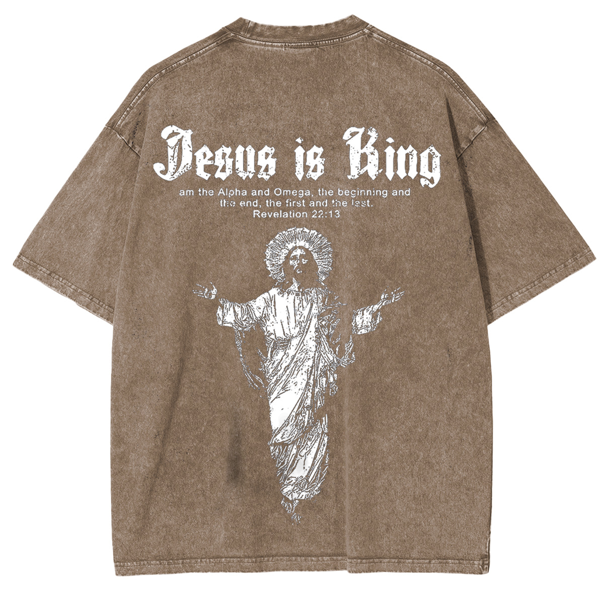 Jesus Is King Vintage Game Washed Unisex T-Shirt