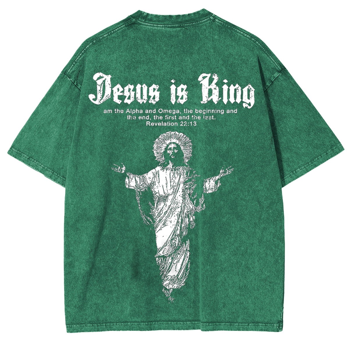Jesus Is King Vintage Game Washed Unisex T-Shirt