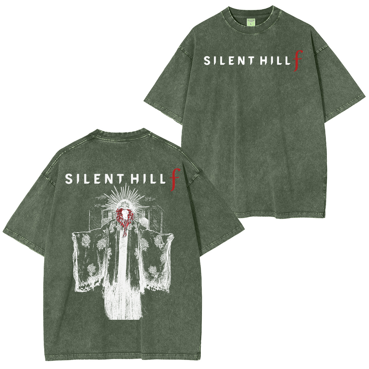 Silent Hill f Vintage Unisex Washed T-Shirt