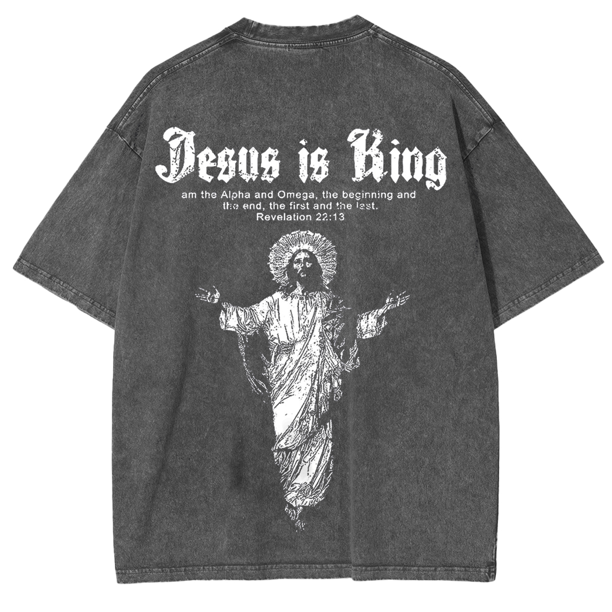 Jesus Is King Vintage Game Washed Unisex T-Shirt
