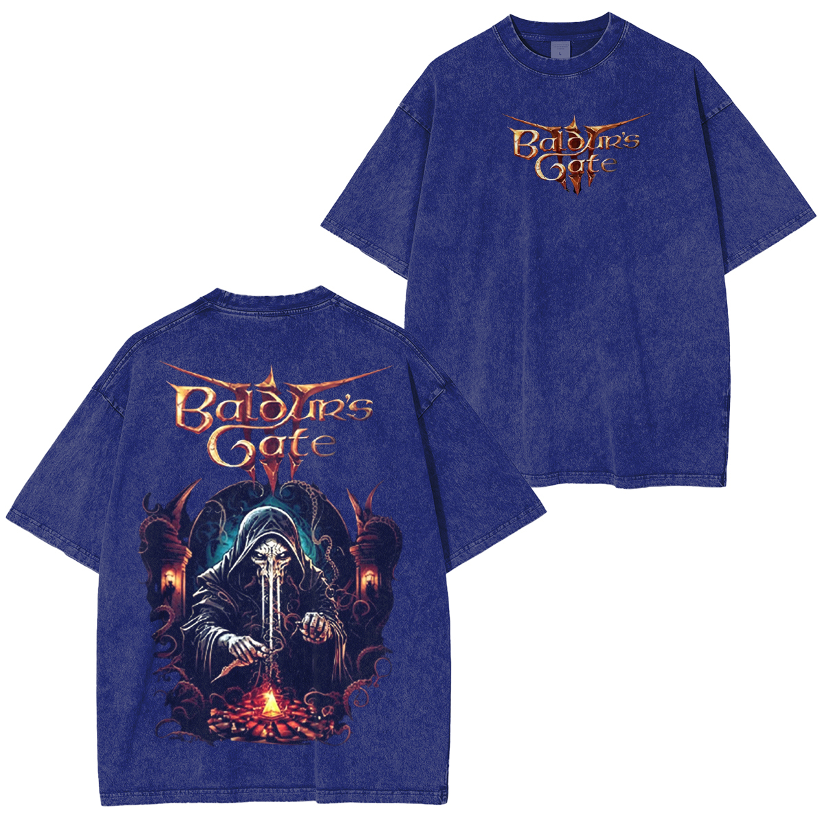 Baldur's Gate 3 Vintage Unisex Washed T-Shirt