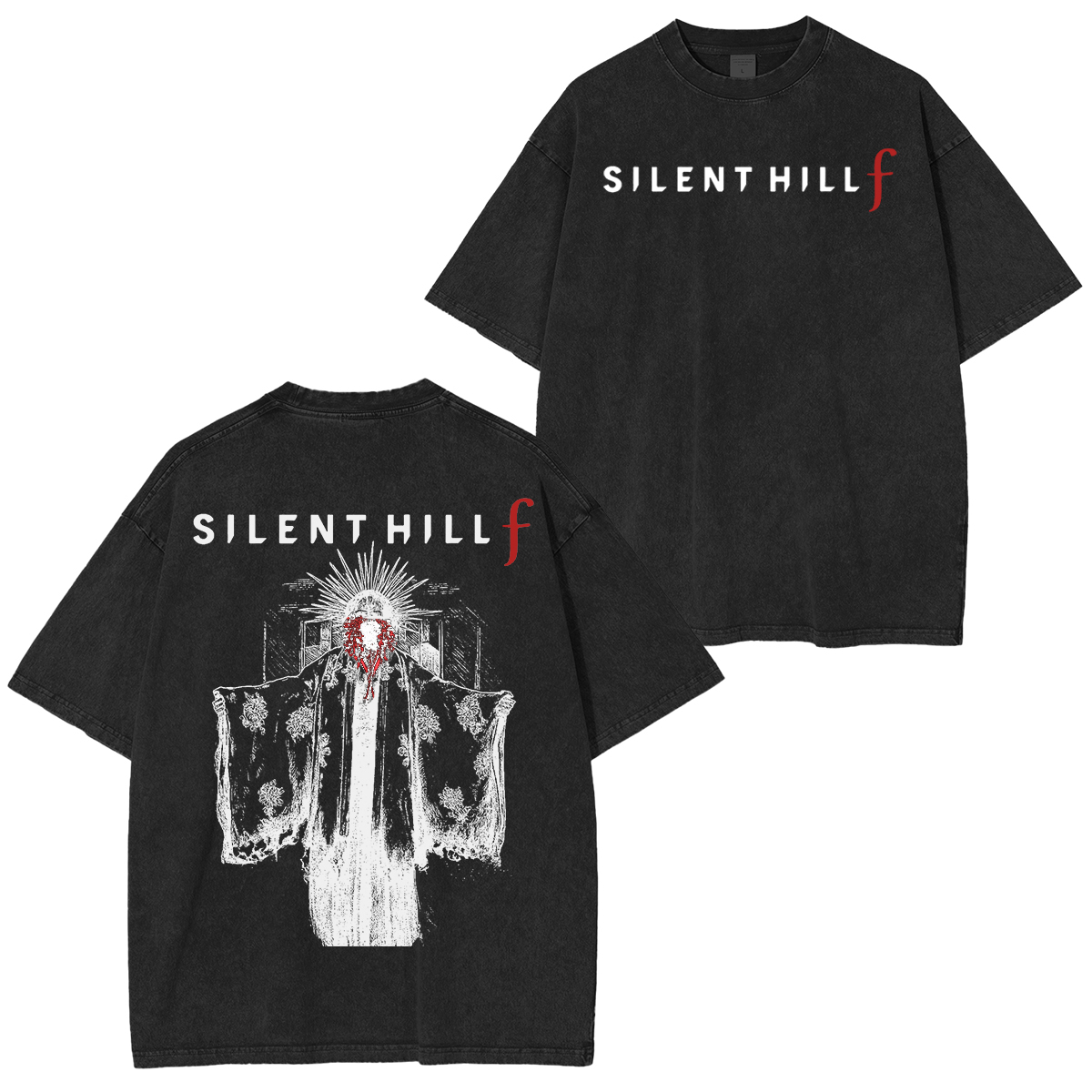 Silent Hill f Vintage Unisex Washed T-Shirt