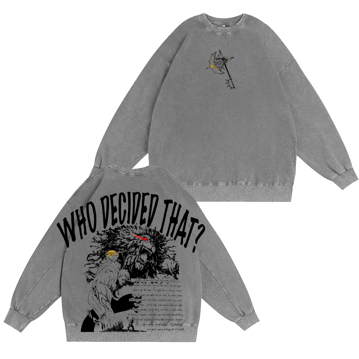 My Hero Academia Vintage washed T-shirt/Crewneck/Hoodie