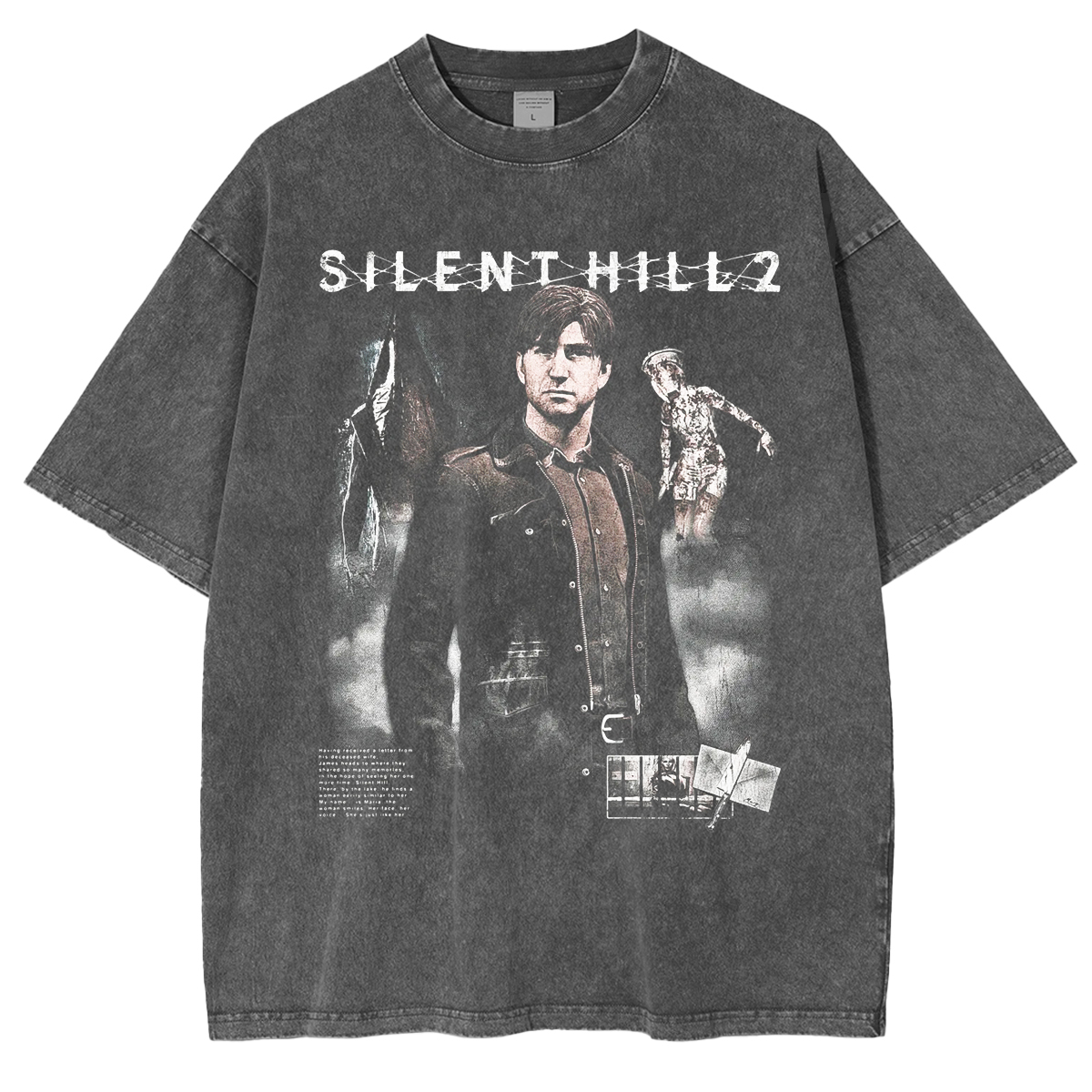 Silent Hill 2 - Remake Vintage Washed T-shirt/Crewneck/Hoodie