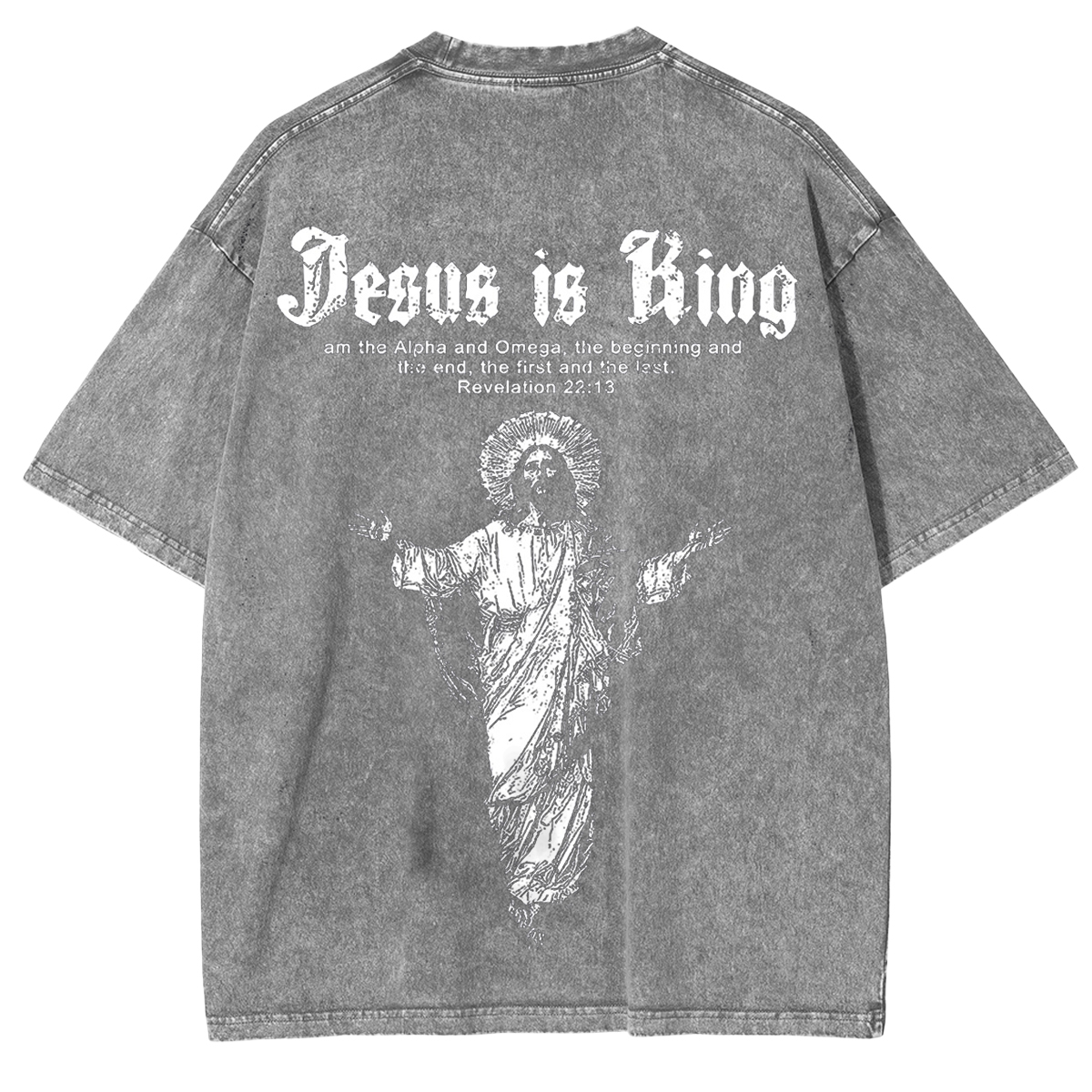 Jesus Is King Vintage Game Washed Unisex T-Shirt