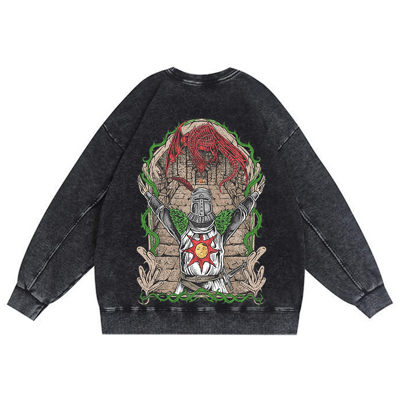 SOLAIRE OF ASTORA Unisex Washed Crewneck Sweatshirt