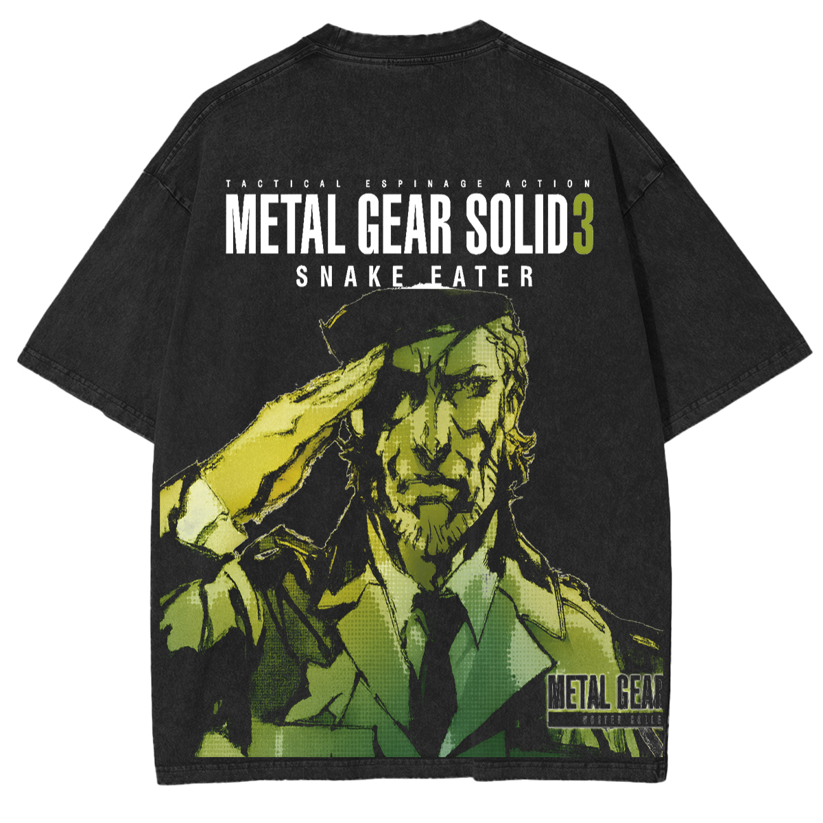 METAL GEAR SOLID 3 Vintage Unisex Washed T-Shirt