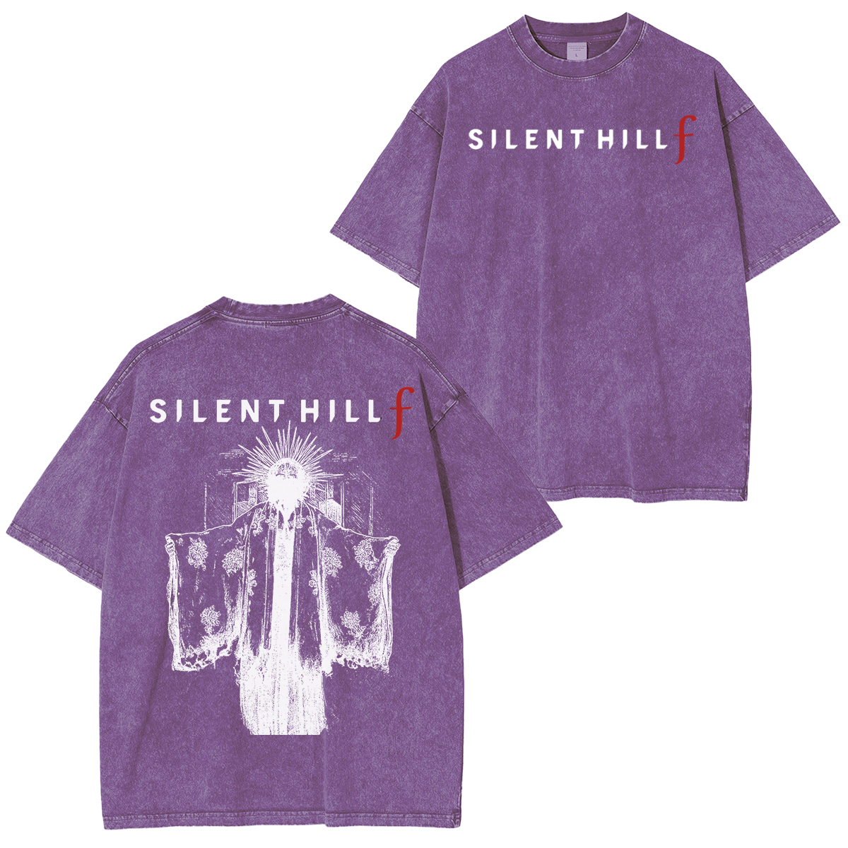 Silent Hill f Vintage Unisex Washed T-Shirt