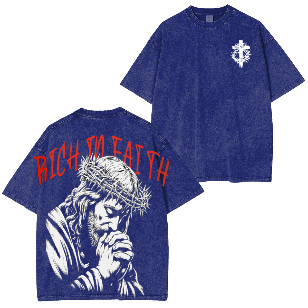 Faith isn��t quiet Unisex Washed T-Shirt