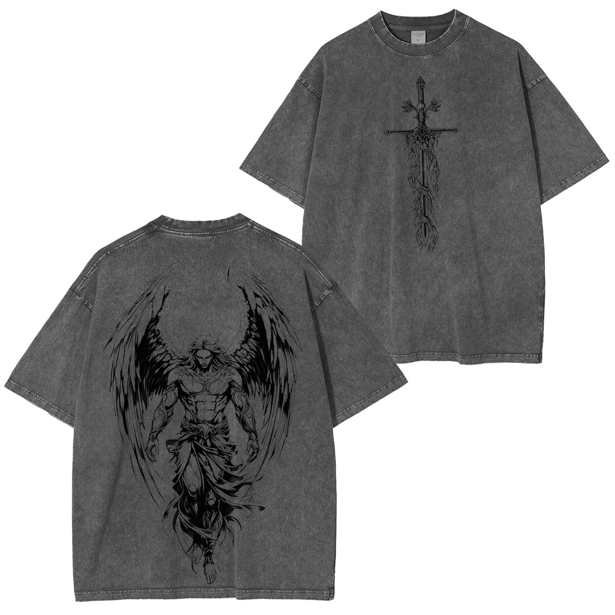 Archangelmichael Jesus War Vintage Washed Unisex T-Shirt