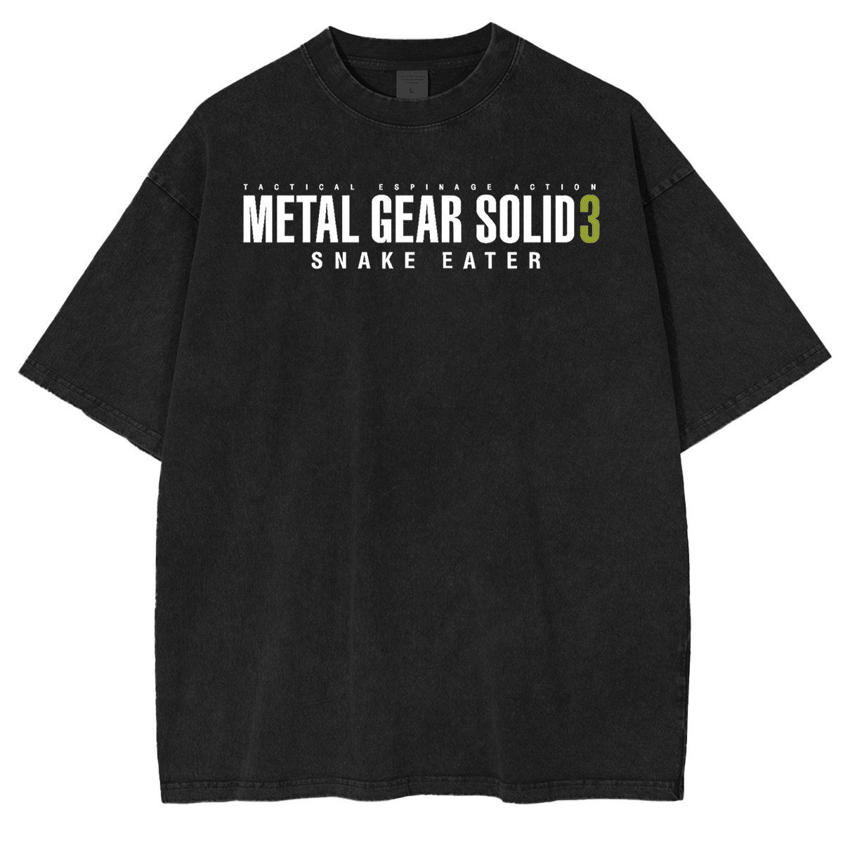 METAL GEAR SOLID 3 Vintage Unisex Washed T-Shirt