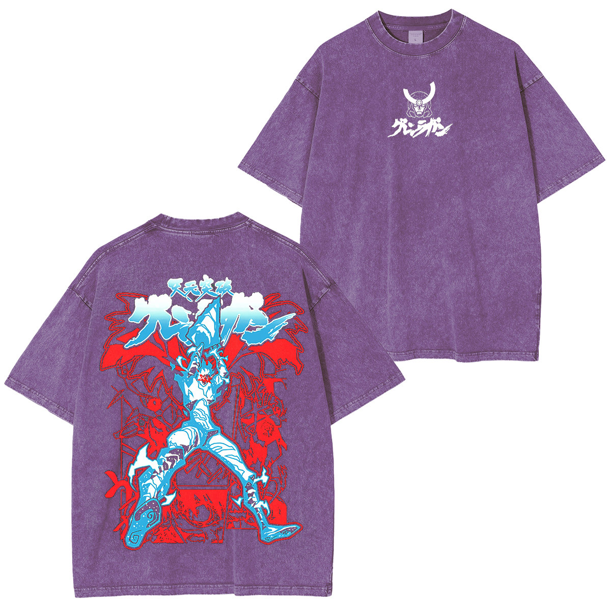 Edition Gurren Lagann "Spiral Soul Protocol" Vintage Unisex Washed T-Shirt