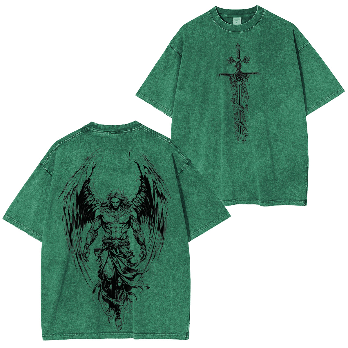Archangelmichael Jesus War Vintage Washed Unisex T-Shirt