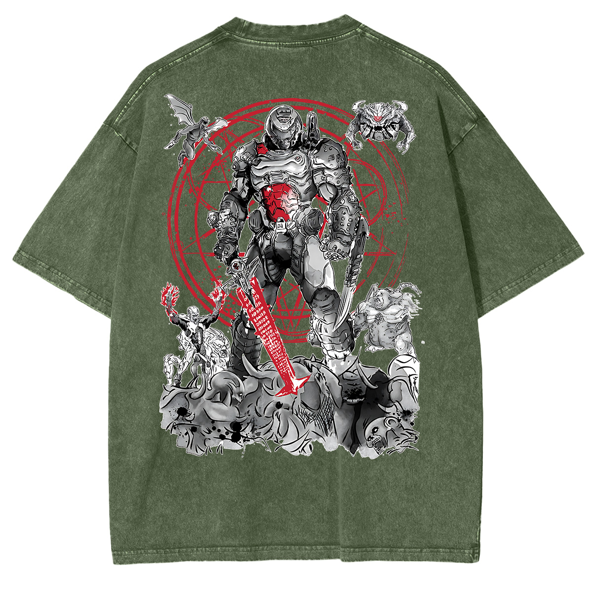 The Hell Walker v.2 Unisex Washed T-Shirt
