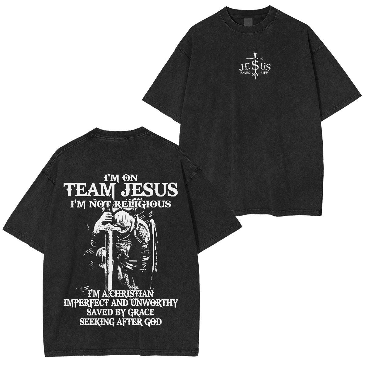 Team Jesus Unisex Washed T-shirt/Crewneck/Hoodie