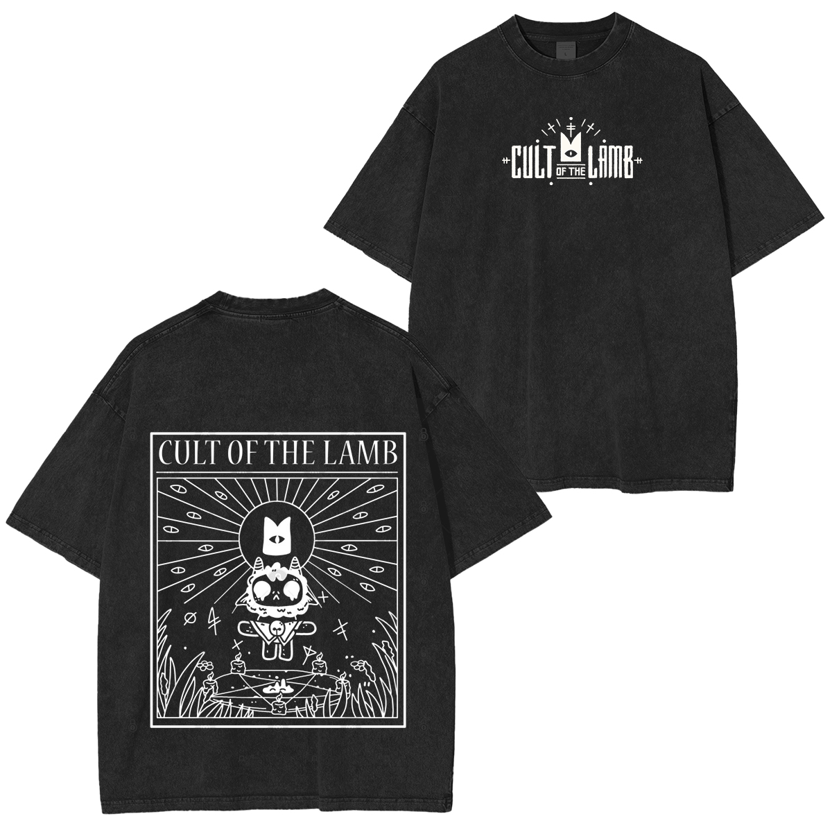 Cult of the Lamb Unisex Washed T-shirt/Crewneck/Hoodie