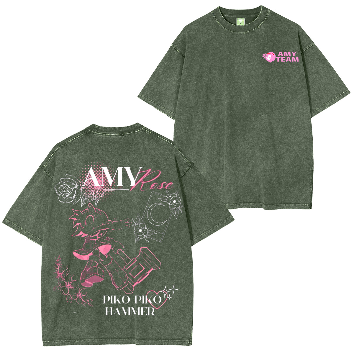 Amy Team Washed T-shirt/Crewneck/Hoodie