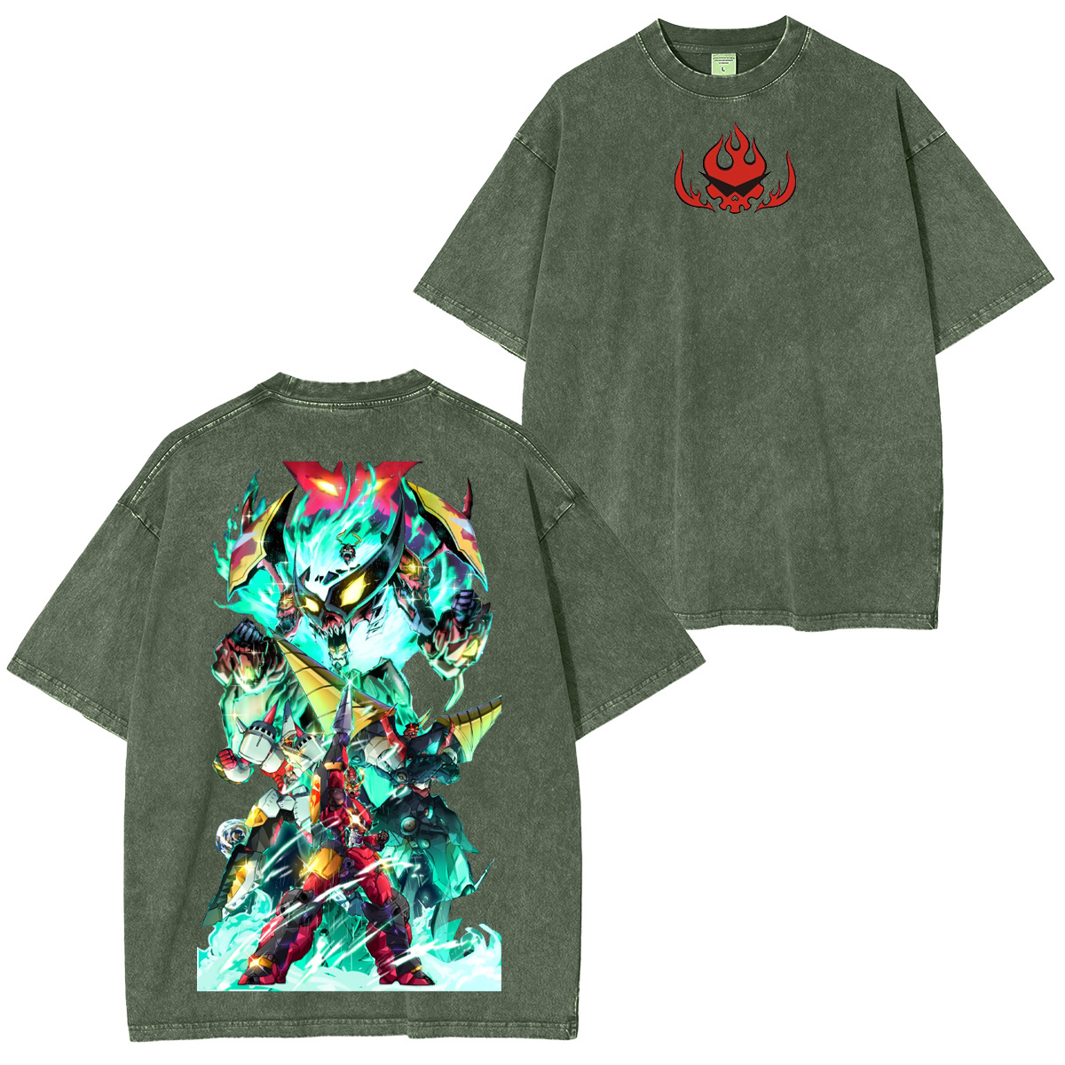 Tengen Toppa Gurren Lagann Washed T-shirt/Crewneck/Hoodie