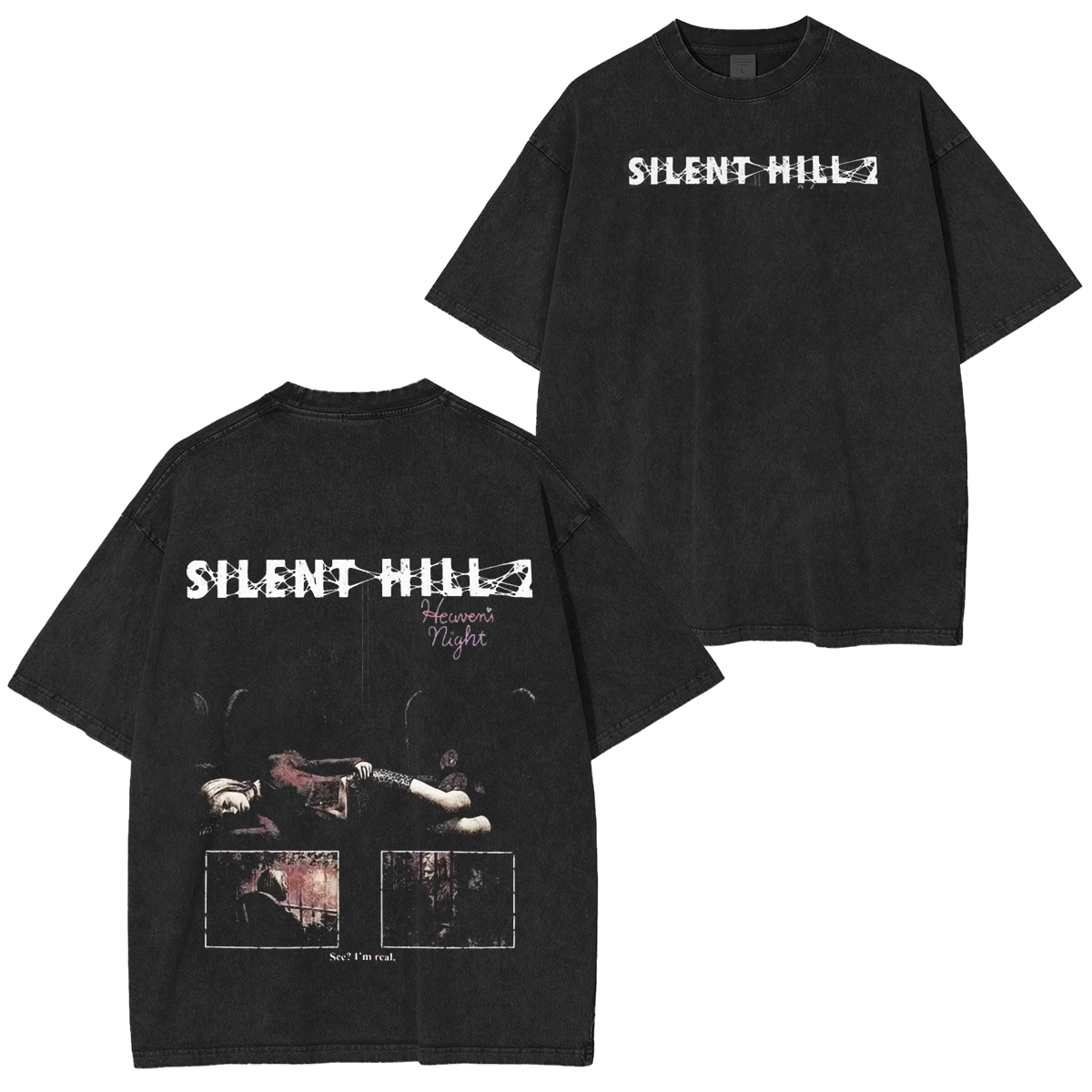 Horror Silent Hill Heavens Night Washed T-shirt/Crewneck/Hoodie