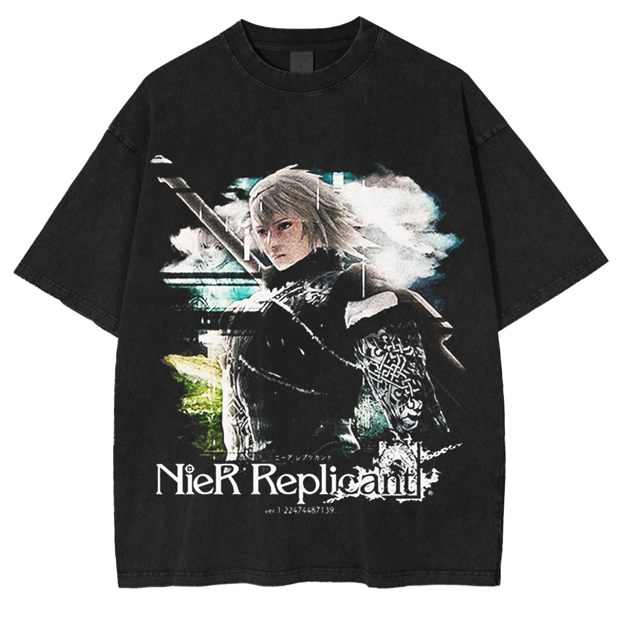NieR Replicant - The Protagonist Unisex Washed T-shirt